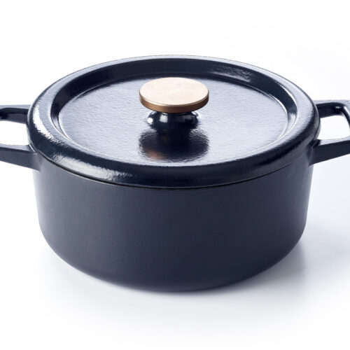 Alva Braadpan - Dutch Oven - Nori - Gietijzer ø 26 cm - geëmailleerde anti-aanbaklaag
