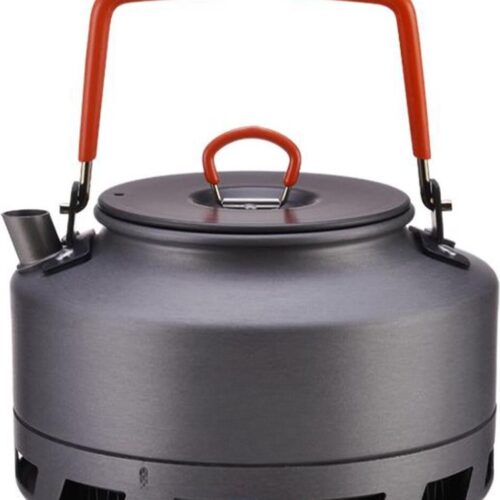 ApexArte® Fluitketels Voor op Gas - Waterkoker - Heetwaterdispenser - Camping - Grijs