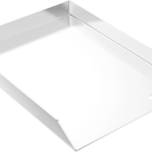 Aufun Grillpan Rvs Bbq Universele Grillpan Voor Houtskool- En Gasgrills, Grillpan Voor Gelijkmatige Warmteverdeling, Grillplaat Met Grillspatel (40 X 30 Cm)