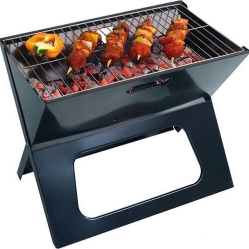 BBQ Notebook Houtskool Barbecue Zwart