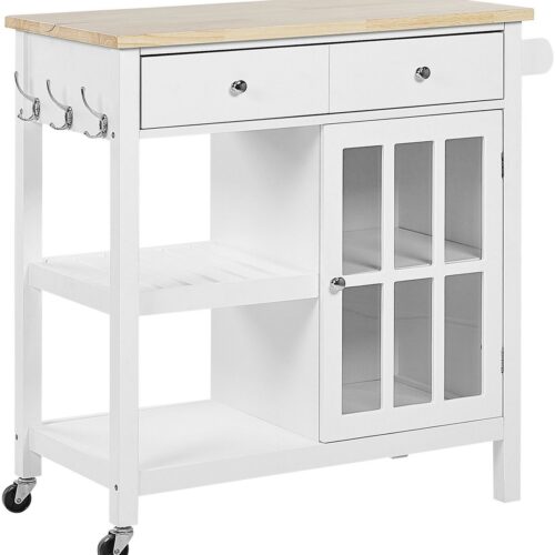 BELIANI GENOA - Keukentrolley - Wit - MDF