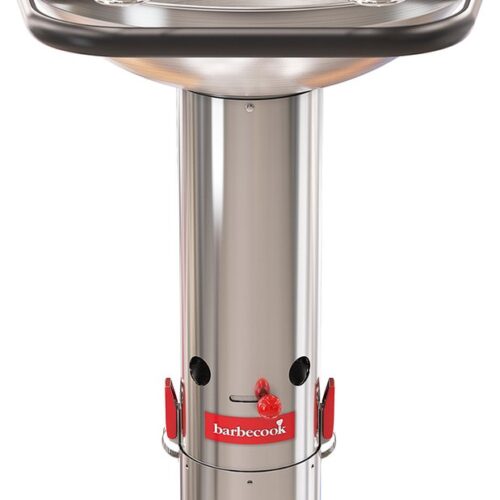 Barbecook Loewy 50 - Houtskool BBQ barbecue - Grilloppervlak 47.5cm - Incl. Windscherm, BBQ rooster en asopvangpot - RVS