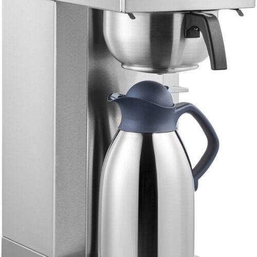 Commerciële Filterkoffiemachine voor 12 Kopjes, Thermoskan, Rvs Gietkan voor Restaurant, Kantoor, Café, Houdt Warm of Koud