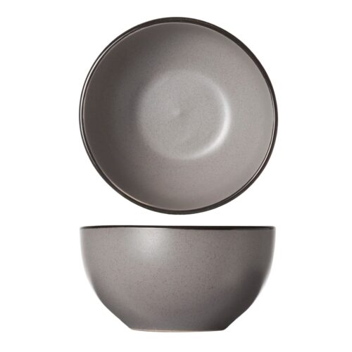 Cosy & Trendy Kommen - Soepkommen - Speckle Grijs - ø 14 cm - 6 stuks