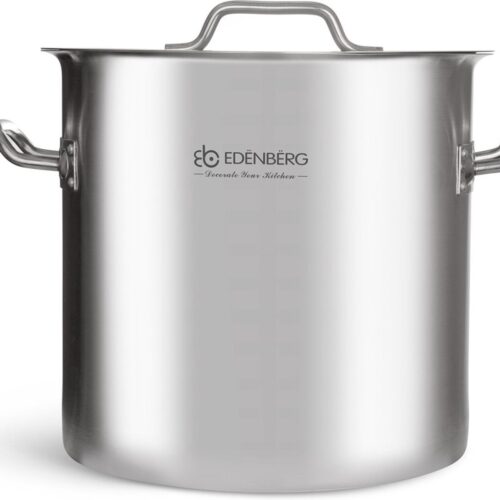 Edënbërg Classic Line RVS Kookpan/Soeppan - Met Deksel - 40 L