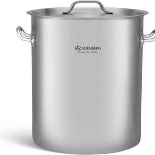 Edënbërg Classic Line RVS Kookpan/Soeppan - Met Deksel - 50 L