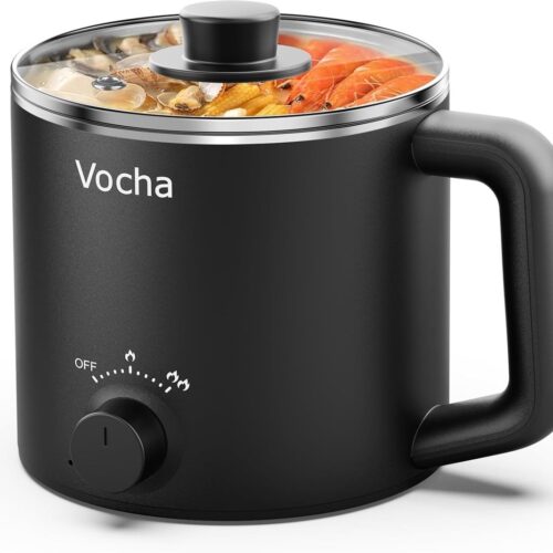 Elektrische Hot Pot Pan - Multikoker - 1,6 l - Zwart - Antiaanbak