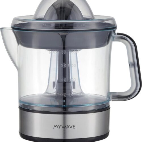 Elektrische sapcentrifuge zonder hendel - 40 W - 0,7 l capaciteit - Roestvrijstalen en kunststof ontwerp