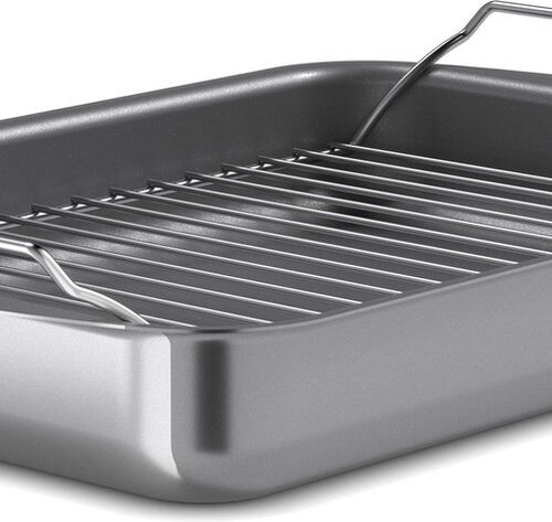 Eva Trio - Professional Braadslede 35x25 cm - Aluminium - Grijs