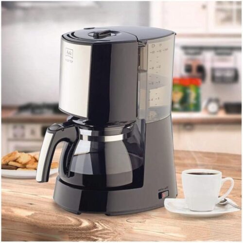 Filterkoffiezetapparaat met Glazen Kan - 10 Kopjes - Druppelstop - Zwart