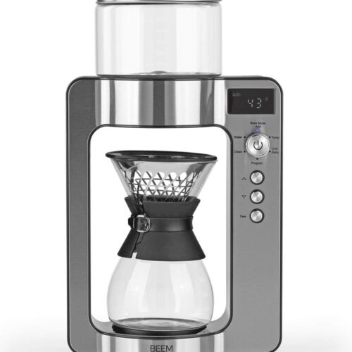 Filterkoffiezetapparaat met weegschaal - 0,75 l glazen karaf - ideaal voor handgezet koffie