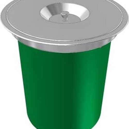 Franke KEA - E 12 inbouw afvalemmer, groen/rvs 134.0035.042