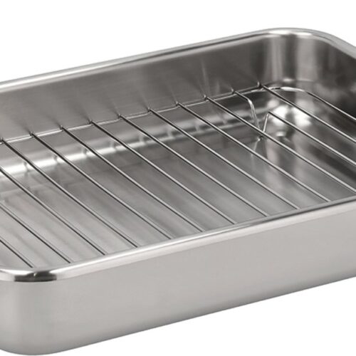 Funktion Endurance Braadslede met rooster 35 x 26 x 6 cm Staal