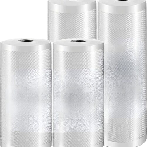 Goodivery® - Vacuumzakken Voedsel - 2 Stuks Vacuümrollen Van 28 CM X 5 M - BPA-Vrij - Ideaal Voor Vacuümverpakking En Sous-Vide Koken