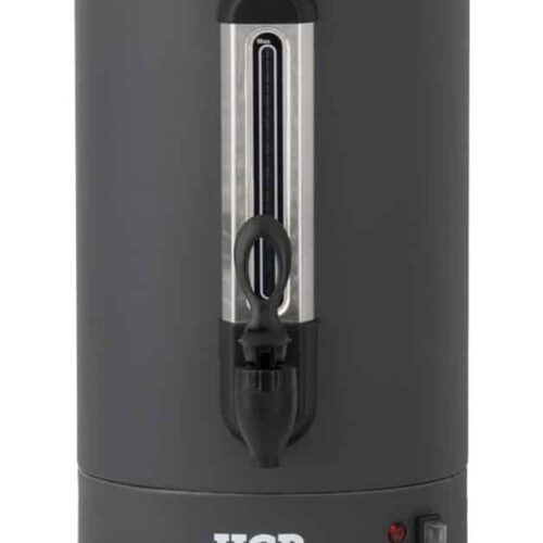 HCB® - Professionele Horeca Percolator - 20,5 liter - 120 kopjes - zwart - 230V - RVS / INOX Perculator - Elektrisch koffiezetapparaat - Volautomatische koffiemachine - 33x37x56 cm (DxBxH) - 3.40 kg - 1355