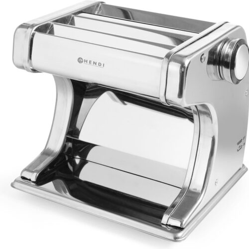 HENDI Elektrische pastamachine - instelbare dikte - 3 snijders - veiligheidsschakelaar