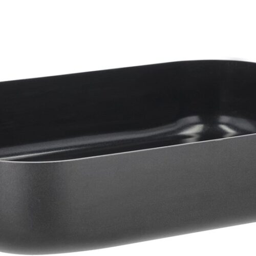 HOLM Brasserie Braadslede met keramische antiaanbaklaag 34 x 26 x 8 cm Zwart