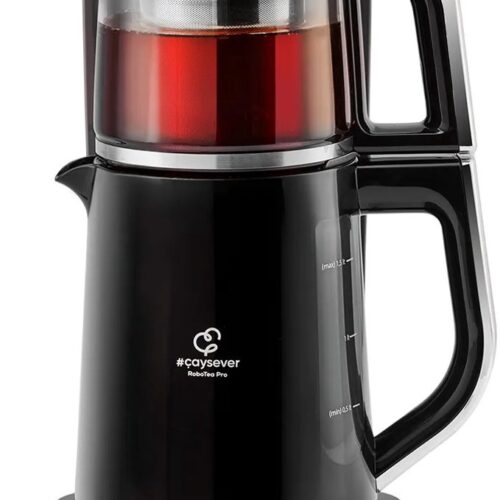 KARACA- Caysever Robotea Pro- 4 in 1- Engelse Versie - Theemaker-Space Grey-Sprekende Automatische waterkoker en filterkoffiezetapparaat, 2500 W, space gray, theemaker, ZONDER BLUETOOTH