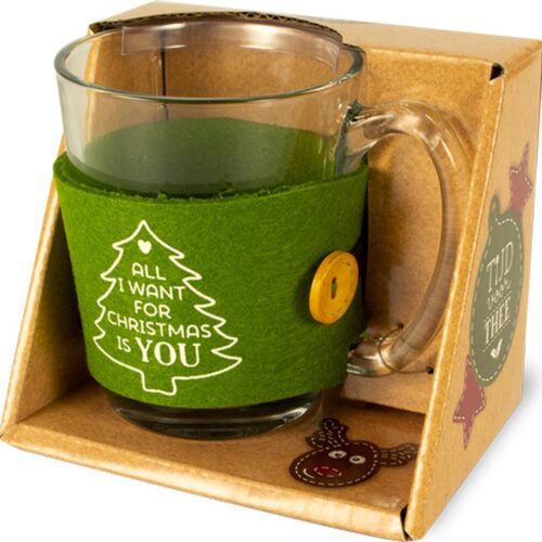 Kerst - Theeglas - All I want for Christmas is You - Bonbons