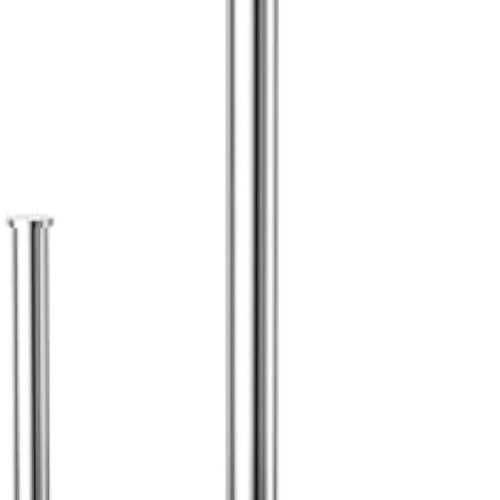 Keukenrolhouder zilver staand, keukenrolhouder voor standaard en grote rollen voor keuken- en eettafelwerkblad, keukenrolhouder zonder boren