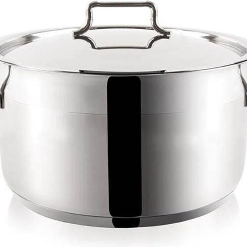 Kookpan Edelstaal met Deksel ANETT 28 cm, 7 l - Kookpot - Soeppan