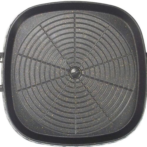 Koreaanse stijl grillpan met anti-aanbaklaag voor binnen en buiten BBQ