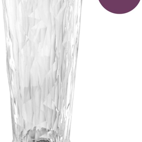 Koziol - Superglas Club No. 11 Bierglas 500 ml Set van 6 Stuks - Kunststof - Transparant