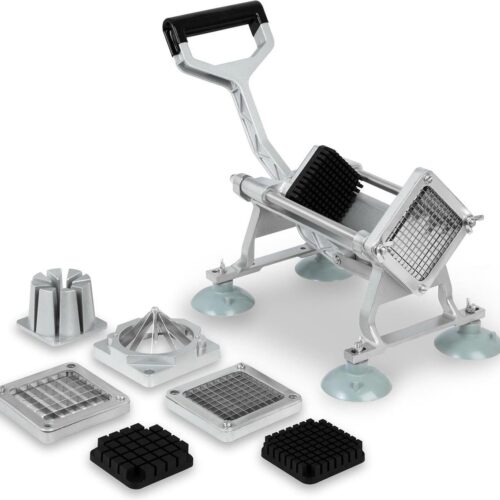 Metalen frietsnijder - Frietsnijder voor tafel- of wandmontage - Aardappelsnijder voor friet in 8x8 10x10 12x12mm - Restaurants Frietsnijder