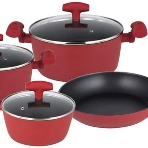 Pannenset - Kookpan met Deksel - Saucepan - Braadpan - Wokpan