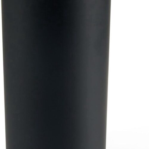 PolkaHome ® Messenblok Zonder Messen, Modern Messenblok Zwart met Flexibele Spijlen, Universele Messenhouder, Stijlvol Messenblok met Borstelharen, Messenblok Lade Messenstandaard