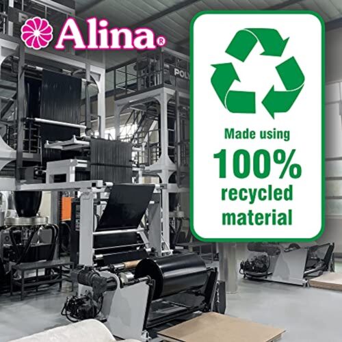 Robuuste Vuilniszak 240 Liter voor Afvalemmer - Zwart Polyethyleen