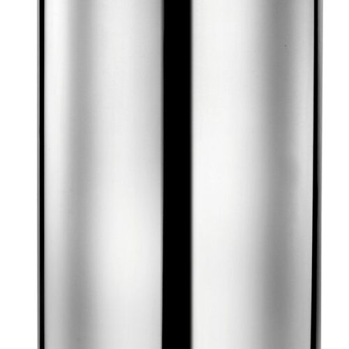 Royal Swiss® 30L Pedaalemmer - Roestvrijstalen Afvalemmer met Draaghendel & Antislip Bodem - Hygiënisch Handsfree Ontwerp voor Keuken, Badkamer of Kantoor