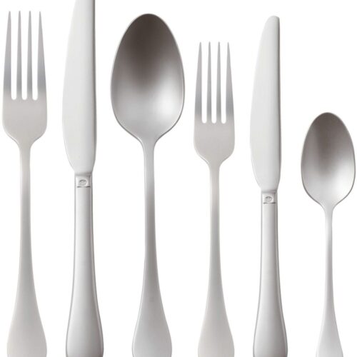 Sambonet Bestekset Bloom - Antique RVS - Monoblock - 36 delig / 6 personen