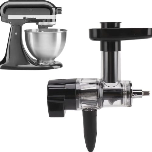 Sapcentrifuge-opzetstuk voor Keukenmixers - Roestvrijstalen Slowjuicer voor Groenten en Fruit