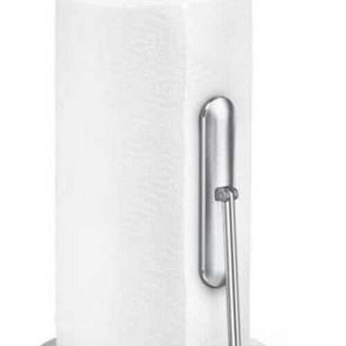 Simplehuman - Keukenrolhouder met klemarm - Zilver - Roestvast Staal