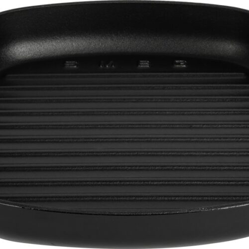 Smeg - Gietijzeren Grillpan - Zwart - 26 x 26 cm - Geschikt voor Inductie