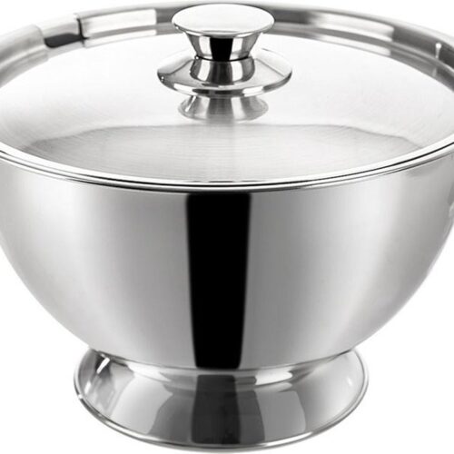 Soepterrine Edelstaal met Deksel 4,5 l - Soepkom - Soeppan