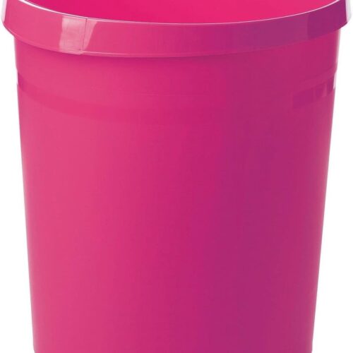 Stijlvolle Vuilnisemmer voor Kantoor - 18 Liter, 15 Stuks, Elegante Afvalemmer in Roze