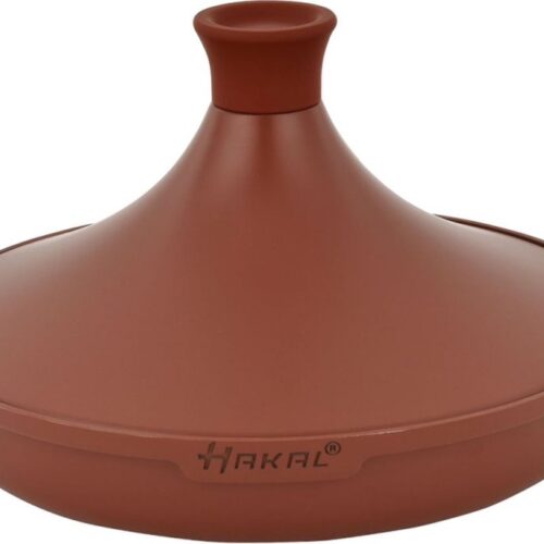 Tajine Saffron 30 cm - Non-stick - PFOA free- Geschikt voor Alle Kookplaten - Terracotta incl. ovenwanten en vilt