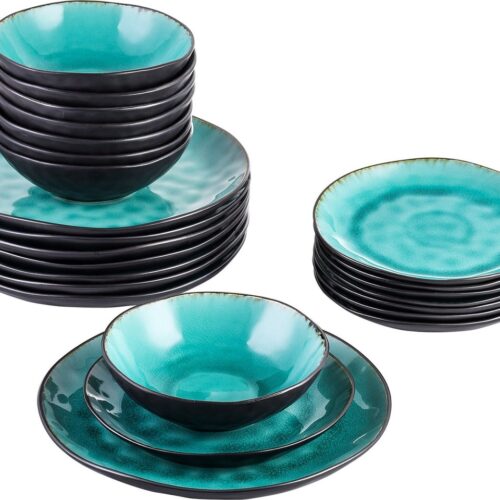 Vancasso® - Serviesset - Keramische Serviesset - Vintage Look Serviesset - Veelzijdig Gebruik - Premium Kwaliteit