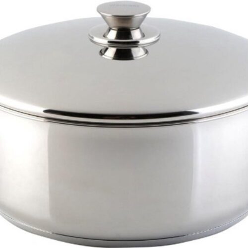 WNHB® Roestvrijstalen steelpan 20 cm - met deksel - inductie geschikt - geïntegreerde maatverdeling - 2,7 liter