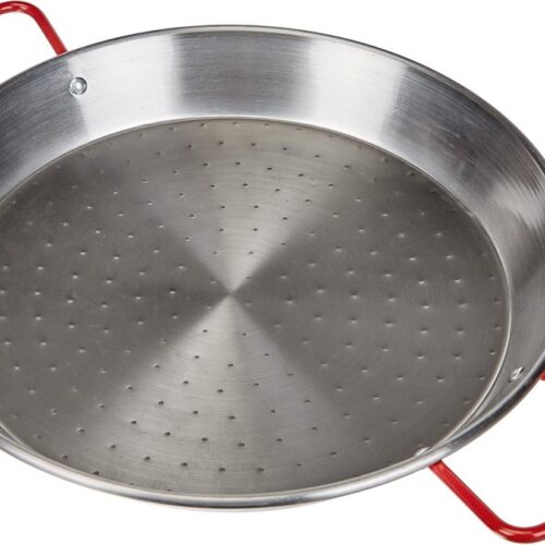 Zwart IJzeren Paella Pan 30 cm - Premium Kwaliteit voor 4 Porties