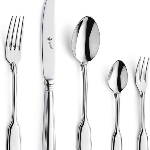 30-delig Bestekset voor 6 Personen - Gepolijst RVS, Vaatwasserbestendig, Inclusief Besteklade