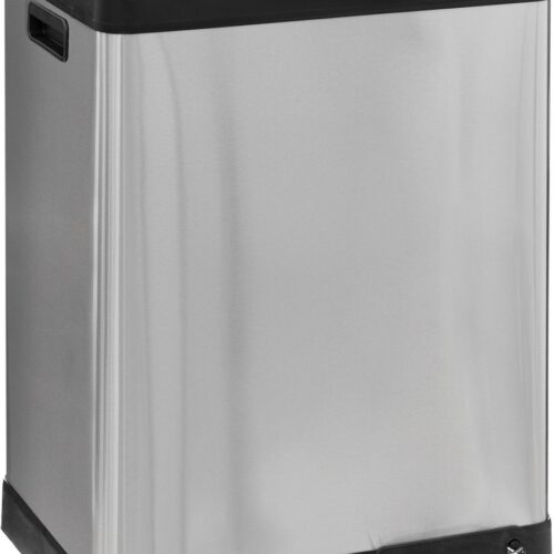 5Five Afvalemmer Ariane - Metaal 30L+30L - Inox