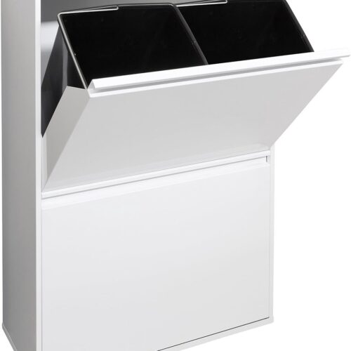 Afvalemmer met 4 uitneembare emmers, 68 liter, ideaal voor recycling