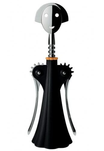 Alessi Kurkentrekker Anna G. - AAM01 B - Zwart - door Alessandro Mendini