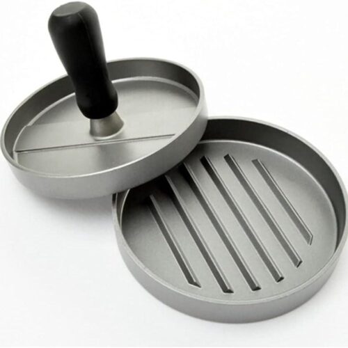 Aluminium Hamburger Pers voor Huisgemaakte Hamburgers - Anti-aanbaklaag - Grill en BBQ Accessoire