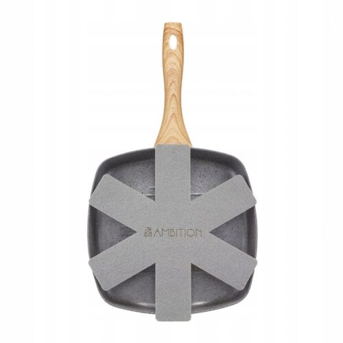 Ambition Nordic Grillpan 26x26 cm - Aluminium met Anti-aanbaklaag