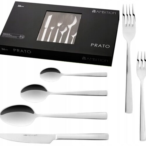 Ambition Prato 72-delig Bestekset voor 12 Personen - Roestvrij Staal