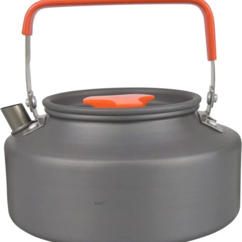 ApexArte® Fluitketels Voor op Gas - Waterkoker - Heetwaterdispenser - Camping - Grijs